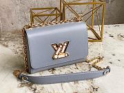 Kitlife Louis Vuitton Twist Epi leather Gray - M59218 - 23 x 17 x 9.5 cm - 5