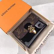 Kitlife Louis Vuitton Cherrywood Compact Black Wallet - M61912 - 12.0 x 9.5 x 3.0 cm - 1