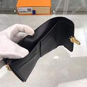 Kitlife Louis Vuitton Cherrywood Compact Black Wallet - M61912 - 12.0 x 9.5 x 3.0 cm - 5