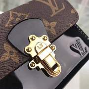Kitlife Louis Vuitton Cherrywood Compact Black Wallet - M61912 - 12.0 x 9.5 x 3.0 cm - 3