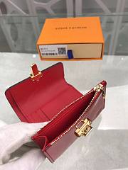 Kitlife Louis Vuitton Cherrywood Compact Red Wallet - M61912 - 12.0 x 9.5 x 3.0 cm - 4