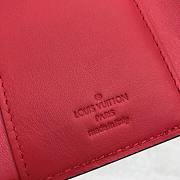 Kitlife Louis Vuitton Cherrywood Compact Red Wallet - M61912 - 12.0 x 9.5 x 3.0 cm - 5