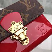 Kitlife Louis Vuitton Cherrywood Compact Red Wallet - M61912 - 12.0 x 9.5 x 3.0 cm - 6