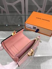Kitlife Louis Vuitton Cherrywood Compact Pink Wallet - M61912 - 12.0 x 9.5 x 3.0 cm - 3