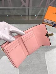 Kitlife Louis Vuitton Cherrywood Compact Pink Wallet - M61912 - 12.0 x 9.5 x 3.0 cm - 5