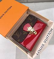 Kitlife Louis Vuitton Cherrywood Compact Red Wallet - M61912 - 12.0 x 9.5 x 3.0 cm - 1