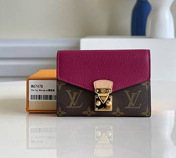 Kitlife Louis Vuitton Pallas Compact Rose Wallet - M67478 - 13 x 9.3 x 1 cm