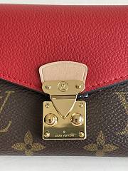 Kitlife Louis Vuitton Pallas Compact Red Wallet - M67478 - 13 x 9.3 x 1 cm - 5