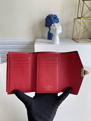 Kitlife Louis Vuitton Pallas Compact Red Wallet - M67478 - 13 x 9.3 x 1 cm - 2