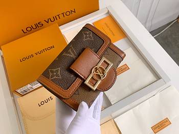 Kitlife Louis Vuitton Dauphine Compact Wallet - M68725 - 12.0 x 9.5 x 3.5 cm