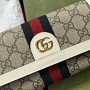 Kitlife  Gucci Ophidia GG Continental Bifold Long Wallet Canvas White - W19.5xH11xD3cm - 3