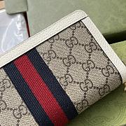 Kitlife Gucci Ophidia GG Zip Around Wallet - 523154 -W19.5xH11xD3cm - 4