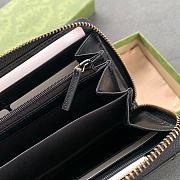 Kitlife Gucci Marmont Zip Around Black Wallet - 19x10x3.5cm - 3