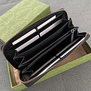 Kitlife Gucci Marmont Zip Around Black Wallet - 19x10x3.5cm - 2