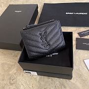 Forubags YSL Black Caviar Wallet with Black hardware - 1