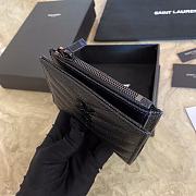 Forubags YSL Black Caviar Wallet with Black hardware - 4