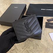 Forubags YSL Black Caviar Wallet with Black hardware - 3