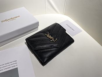 Kitlife YSL Black Wallet - 11*10*2cm