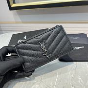 KITLIFE YSL MONOGRAM FRAGMENTS ZIP CARD HOLDER 5 COLORS - 13*8*2cm - 3