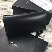 Kitlife YSL Cassandre Clutch Black Soft Leather - 27x12.5x5cm - 2