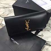 Kitlife YSL Cassandre Clutch Black Soft Leather - 27x12.5x5cm - 3