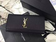 Kitlife YSL Cassandre Clutch Black In Grain Leather - 27x12.5x5cm - 1