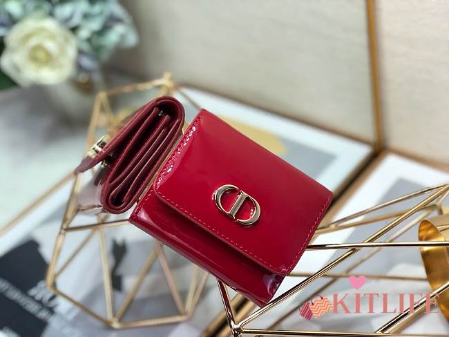 Kitlife Dior 30 Montaigne Lotus Wallet - 4 colors - 10x8.5x2 cm - 1