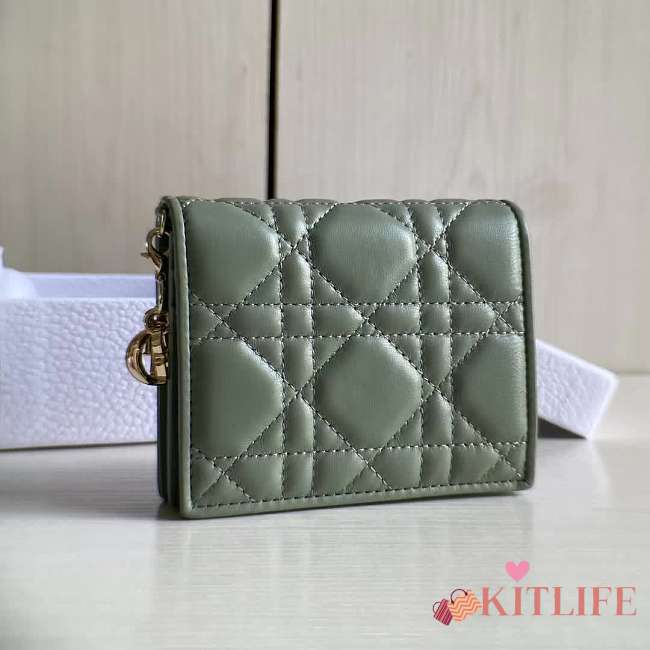 Kitlife Dior Mini Lady Wallet - 3 colors - 11 x 8.5 x 3 cm - 1