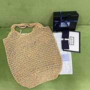 Kitlife Prada Raffia Tote In Tan - 1BG424 - 51x45 cm  - 3