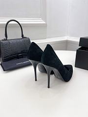 KITLIFE YSL ZOE PUMPS IN BLACK SUEDE LEATHER  - 2