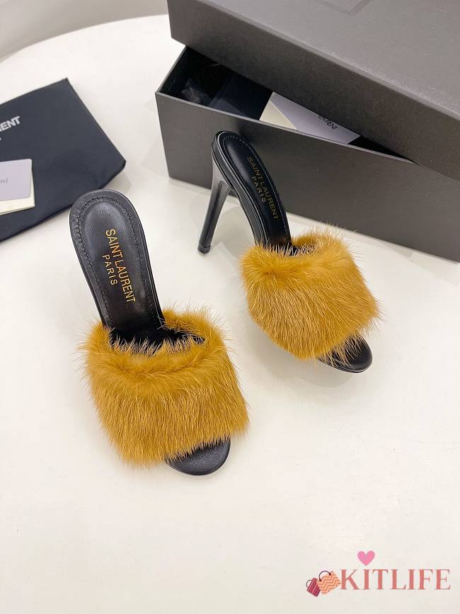 KITLIFE YSL ROY MULES IN YELLOW - 1