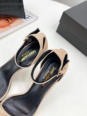 KITLIFE YSL SANDALS IN BROWN SUEDE LEATHER  - 5