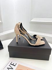 KITLIFE YSL SANDALS IN BROWN SUEDE LEATHER  - 2
