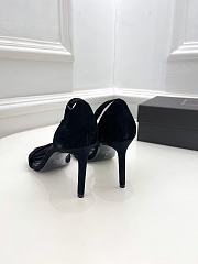 KITLIFE YSL SANDALS IN BLACK SUEDE LEATHER - 5