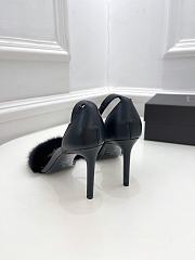 KITLIFE YSL SANDALS IN BLACK LEATHER - 4