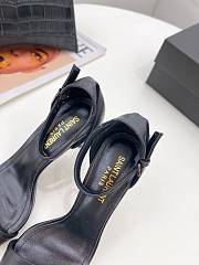 KITLIFE YSL SANDALS IN BLACK LEATHER - 3