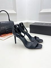KITLIFE YSL SANDALS IN BLACK LEATHER - 2