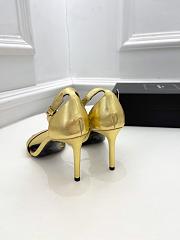 KITLIFE YSL SANDALS IN GOLD LEATHER - 3