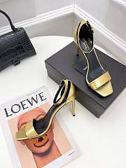 KITLIFE YSL SANDALS IN GOLD LEATHER - 2