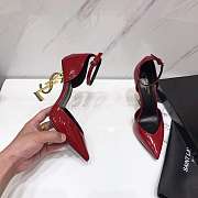 KITLIFE YSL OPYUM D'ORSAY PUMPS PATENT LEATHER IN BLACK, RED, BEIGE - 2