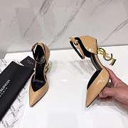 KITLIFE YSL OPYUM D'ORSAY PUMPS PATENT LEATHER IN BLACK, RED, BEIGE - 3