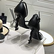 KITLIFE YSL OPYUM SANDALS IN LEATHER WITH BLACK HEEL - 4