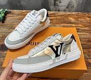 Kitlife Louis Vuitton Charlie Sneakers In Gold, Silver - 1