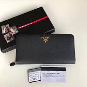 Kitlife Prada  Saffiano Metal Around Long Wallet 7 colors - 1ML506 - 20×10.3cm - 1