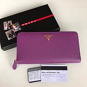 Kitlife Prada  Saffiano Metal Around Long Wallet 7 colors - 1ML506 - 20×10.3cm - 4