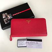 Kitlife Prada  Saffiano Metal Around Long Wallet 7 colors - 1ML506 - 20×10.3cm - 6