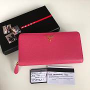 Kitlife Prada  Saffiano Metal Around Long Wallet 7 colors - 1ML506 - 20×10.3cm - 2