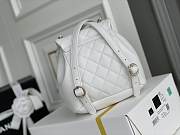 Kitlife Chanel Duma Backpack White - 18.5x18x12cm - 2