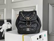 Kitlife Chanel Duma Backpack Black - 18.5x18x12cm - 1