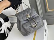 Kitlife Chanel Duma Backpack Grey - 18.5x18x12cm - 2